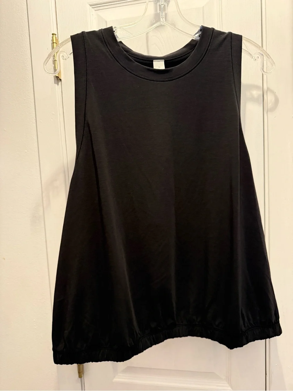 Lululemon Jersey Training Elastic-Hem Tank Black